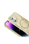 iPhone 16 Case Non-Spill Glitter Silicone Magsafe Camera Raised Omsy - 4