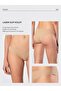 907 Women's Laser Cut Cotton Bikini Panties Mink - 4