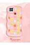 Redmi 9C Compatible Case Camera Protector Pink Silicone Couple Phone Case Floral Pattern - 2