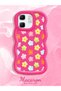 Infinix Hot 50I Compatible Case Camera Protector Red Silicone Couple Phone Case Floral Pattern - 2
