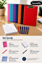 Work Series Black Secretary Set |   50 Sheets of Unlined A4 Paper + 6 Ballpoint Pens |   Color Options Available - 2
