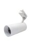 30W LED Track Light, White, Cylindrical Spotlight, Indoor Use, AC220-240V, 3000K, Ceiling Rail Fixture - 5
