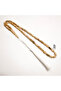 Natural Cream Rosary 45 Beads 6.5x12mm Barrel Prayer Beads Tasbih White Silk Tassel - 2