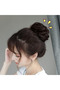 Messy Bun Scrunchie with Elastic Rubber Band, Updo Chignon Donut Ponytail Hairpiece,Ponytail Hair Extensions, Synthetic Tousled Hair for lady - 4