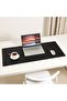 Leather Desk Pad,Wolaile 36x17 inch Large Mouse Pad,Waterproof Non-Slip Writing Desk Blotter,Computer Mat Desktop Protector for Office Home,Black - 6