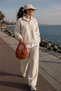 Handmade Knitted Women's Handbag – Bohemian Daily Bag with Teddy Bear Embroidery - 2