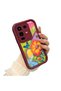 Infinix Note 50 Pro 4g Compatible Case Camera Protector Claret Red Silicone Couple Phone Case Butterfly Pattern - 2