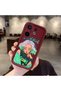 Vivo X200 Fe Compatible Case Camera Protector Burgundy Silicone Couple Phone Case Girl Pattern