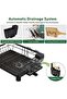 Dish Drainer Rack, Dish Drainer with Drip Tray and Drainer Mat, Stainless Steel Dish Rack with Utensil Holder, Swivel Spout, Draining Board for Kitchen Counter, Black, 2 Tier - 4