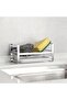 Black Dish Drying Rack With Drawer Sink Drainer Drip Tray Anti Rust Frame Swivel Spout Large Storage Draining Board Removable Cutlery Holder Kitchen Accessories - 7