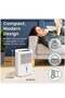 12l Per Day Dehumidifier with Digital Humidity Display, Sleep Mode, Continuous Drainage, Laundry Drying and 24 Hour Timer , Quiet Mark Certified - 7