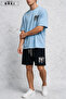 Bklyn Printed Cotton Fabric Men's T-Shirt-Shorts Set - 3