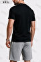 Limited Edition Printed Cotton Fabric Unisex T-Shirt-Grey Shorts Set - 4