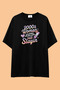 2000S Y2K Vibes Loose Fit T-Shirt |   Unisex 100% Cotton Black & White Retro Nostalgia Printed Special Design Tee