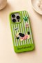 iPhone 14 Pro Max Compatible 3D Dachshund Dog Figured Striped Silicone Phone Case - 5