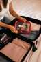 Red Framed Pvc Transparent Cosmetic Bag |   Travel, Makeup, and Personal Care Organizer - 3