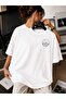 Moon Sun Graphic Printed Oversize Unisex Premium T-Shirt - 2