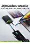 20000 mAh Kigo Power Bank Portable Charger – Simultaneous Charging for Smartphones, Tablets, Gaming Devices, Bluetooth & More – Compact, Travel-Friendly Design for On-the-Go Power Anywhere Black - 4