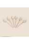 Nature 6-Pack Teaspoon - Platinum - 2