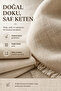 100% Linen Fabric 150 cm Width - Natural Ecru Metered Original Linen Fabric, for Curtain, Tablecloth, Runner, Cushion, Apron and Bag - 2