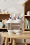 Double Lid, Leak-Proof Polycarbonate Water Bottle with Strap and Straw 600ml - 2