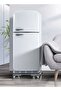 Washing Machine Fridge Stand Mobile Base With 4 Locking Refrigerator Wheels And 8 Strong Feet For Washing Machine Stand Pedestal, Fridge Base Stand, Adjustable Appliance Dolly Square, Moving Roll - 5