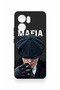 Oppo Reno 13F Compatible Mafia Patterned Silicone Case - 2