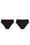 Women's Lycra Bamboo Slip 3-Pack Midnight Mood Printed Black – Breathable Fabric, Soft Touch - 6