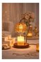 SageLiving Luxury Glass Candle Warmer Lamp with Wooden Base – 3-Level Dimmable Flameless Aromatherapy Wax Melt Lamp for Bedroom, Living Room & Home Decor - 7