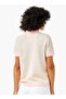 SHORTS SLEEVE KNIT TOP - 4