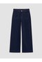 Two Mt Shop Quality Lcwaikiki Classic Indigo Denim Straight Wideleg High Waist Wide Leg Women's Jean Pan - 5