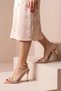 Ac681136 Fine Heel Buckle Detail Ankle-Strap Evening Dress Shoes - 3