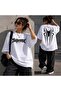 Supreme Printed Oversize Crew Neck Summer T-Shirt