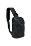 Sling Crossbody Bag Small Shoulder Backpack for Men Waterproof Slim Chest Bags Casual Daypack for Travel and Daily use 13" ( BLACK ) - 5