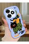 Tecno Spark 20C Compatible Case Camera Protector Blue Silicone Couple Phone Case Cat Pattern