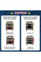 2-Pack Oven Mat,Heat Resistant Stovetop Protector and Non-Stick Liner for Gas and Electric Ovens - 8