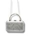 Varol 743-26 Wavy Glitter Fabric Steel Case Evening Dress Bag