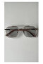 Gazni Transparent Gray Unisex Glasses - 2