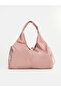 Women's Shoulder Bag with Drawstring Detail - 2