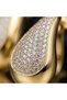 Zircon Stone Drop Design Gold Color 316L Steel Women's Earrings - 2