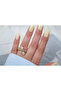 Yzk544 Gold Adjustable Ring with Stone in Burgu Form - 2