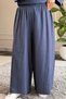 6344 - Stylish and Comfortable Viva Casual Women's Cap Tunic Trousers 3-Piece Set with Waist Tie Detail - 6