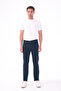 Men's Petrol Blue Non-Marking Cotton Flexible Denim Jeans Regular Fit