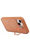 Ilkestor iPhone 14 Pale Magsafe Stand Cover (183446) - Orange - 2