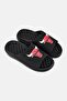 Men Chicago Bulls Primary Logo Slip On Slides, Black - 2