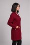 Women's Shirt Collar Long Sleeve Long Length Color Options Alpaca Fabric Doctor and Nurse Coat - 3