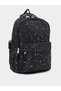 Teen Girls Black Graphic Star Print Backpack