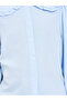 Girls Light Blue Peter Pan Collar Long Sleeve Shirt - 3