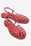 Liss Red and White Polka Dot Women's Sandals