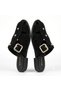 (Bianca) Closed Toe Trocley Daily Women's Slippers Black - 6